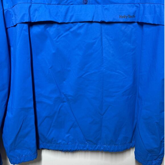 Helly Hansen Vintage Anorak Windbreaker Tech Jacket Blue Size L Lightweight - Picture 3 of 12